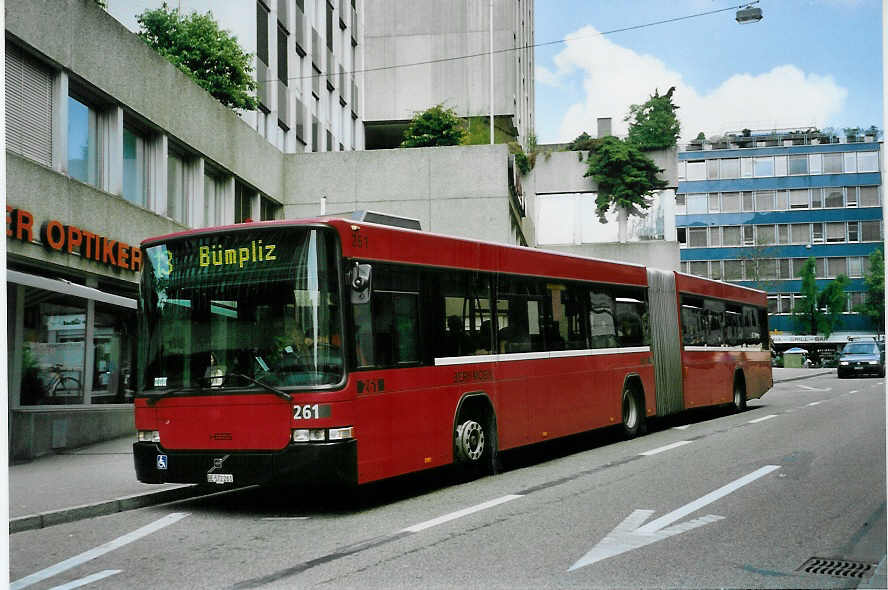 (095'407) - Bernmobil, Bern - Nr. 261/BE 572'261 - Volvo/Hess am 8. Juni 2007 in Bern, City West