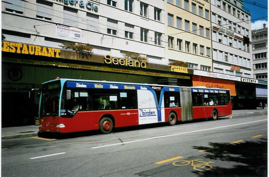 (095'926) - VB Biel - Nr. 146/BE 572'146 - Mercedes am 7. Juli 2007 beim Bahnhof Biel