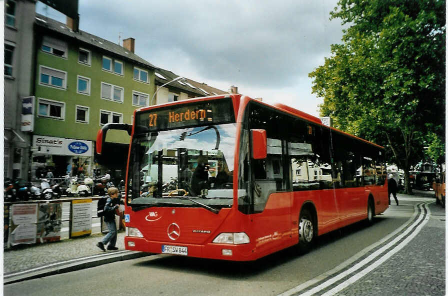 (096'016) - VAG Freiburg - Nr. 844/FR-SW 844 - Mercedes am 9. Juli 2007 in Freiburg, Siegesdenkmal