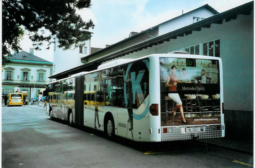 (096'612) - AAGL Liestal - Nr. 94/BL 7222 - Mercedes am 22. Juli 2007 beim Bahnhof Liestal