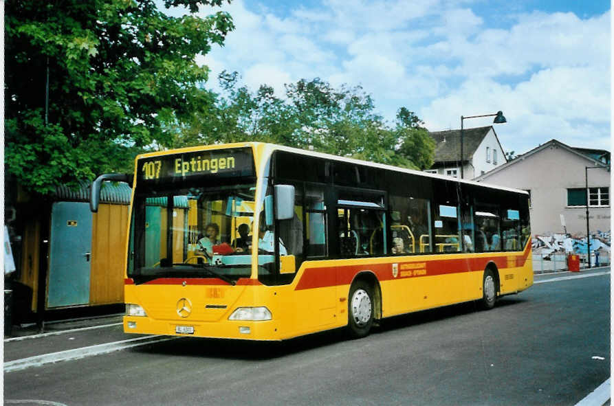 (096'626) - AGSE Eptingen - BL 6301 - Mercedes am 22. Juli 2007 beim Bahnhof Sissach