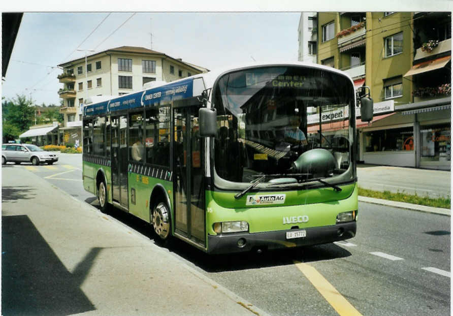 (096'726) - AAGR Rothenburg - Nr. 95/LU 15'772 - Iveco am 23. Juli 2007 in Emmenbrcke, Sprengi 