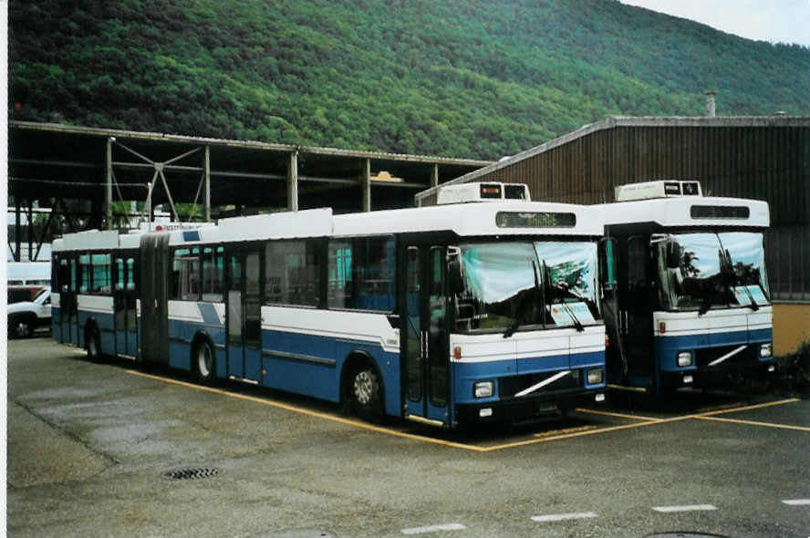 (096'903) - TPF Fribourg - Nr. 577 - Volvo/Hess (ex TF Fribourg Nr. 177) am 24. Juli 2007 in Biel, Rattinbus