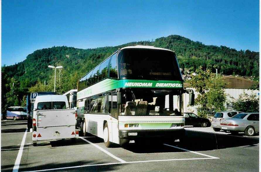 (096'920) - Neukomm, Horboden - BE 202'815 - Neoplan am 26. Juli 2007 in Thun, Seestrasse