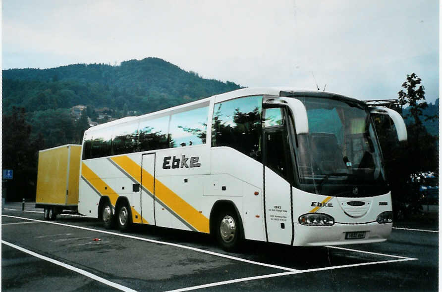 (096'934) - Aus Deutschland: Ebke, Homberg - VB-E 664 - Scania/Irizar am 3. August 2007 in Thun, Seestrasse