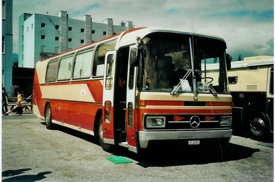 (097'233) - Aus der Schweiz: Neuhaus, Villars-sur-Glne - FR 28'287 - Mercedes am 18. August 2007 in Schaan, Wohnbustreffen