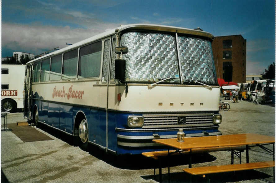 (097'407) - Aus der Schweiz: Burri, Langenthal - BE 322'856 - Setra am 18. August 2007 in Schaan, Wohnbustreffen