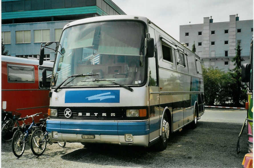 (097'421) - Aus der Schweiz: Bchler, Bsingen - Nr. 30/FR 36'947 - Setra (ex AAGI Interlaken Nr. 30) am 18. August 2007 in Schaan, Wohnbustreffen