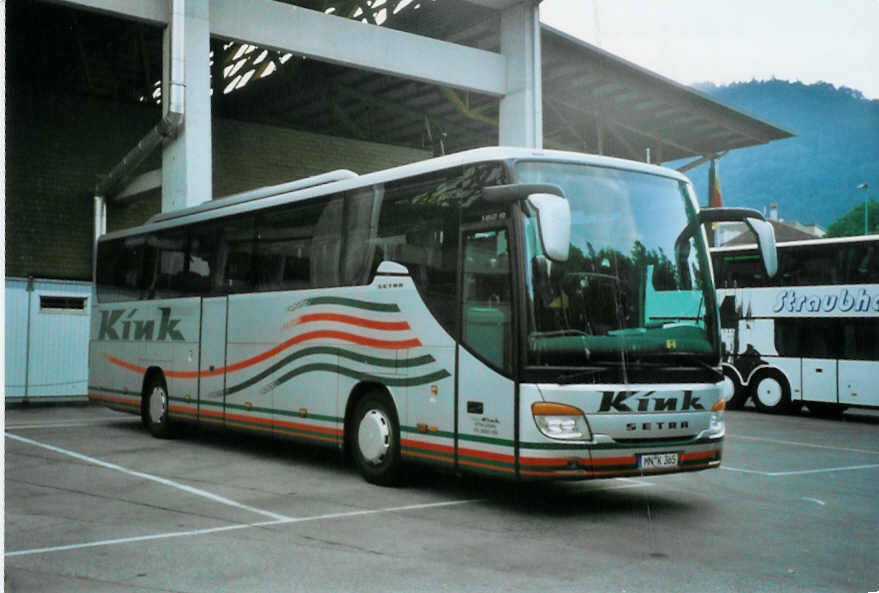 (097'521) - Aus Deutschland: Kink, Legau - MN-K 365 - Setra am 19. August 2007 in Thun, Grabengut