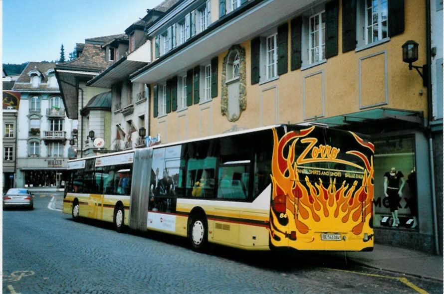 (097'523) - STI Thun - Nr. 84/BE 543'384 - Mercedes am 19. August 2007 in Thun, Marktgasse