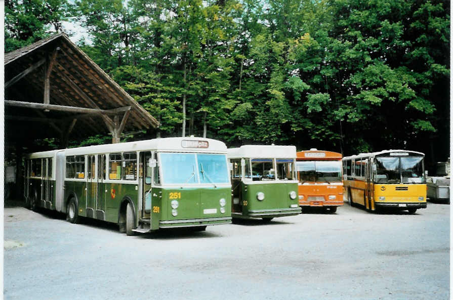 (098'435) - SVB Bern (TVB) - Nr. 251/BE 113'251 - FBW/SWS-R&J am 9. September 2007 in Oberburg, Ziegelgut