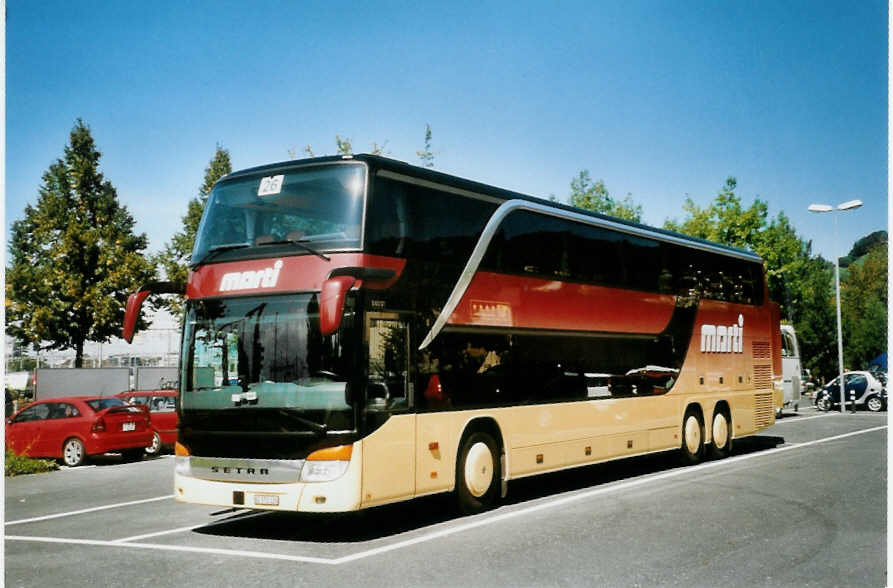 (098'518) - Marti, Kallnach - Nr. 26/BE 572'226 - Setra am 10. September 2007 in Thun, Seestrasse