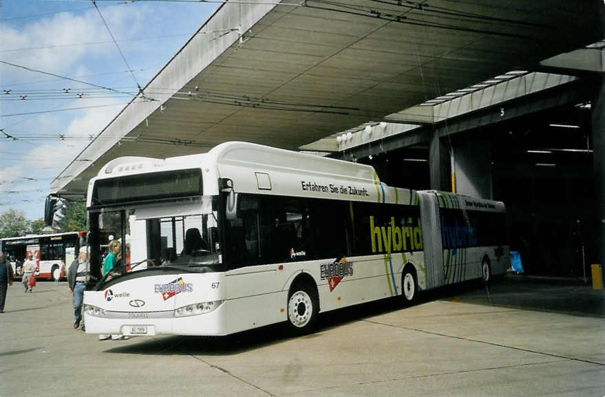 (098'705) - Knecht, Windisch - Nr. 67/AG 7999 - Solaris am 15. September 2007 in Winterthur, Depot Grzefeld