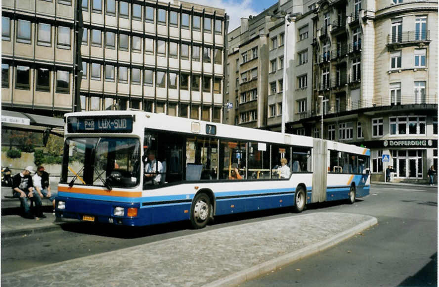 (098'814) - AVL Luxembourg - Nr. 59/B 0378 - MAN am 24. September 2007 in Luxembourg, Place Hamilius