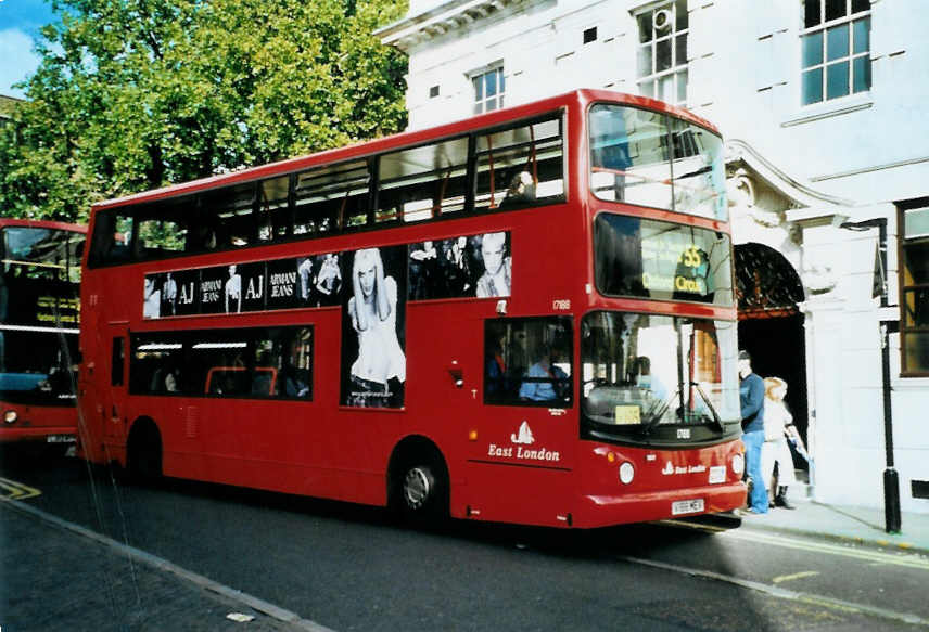 (099'106) - East London, London - Nr. 17'188/V 188 MEV - DAF am 25. September 2007 in London, Hackney