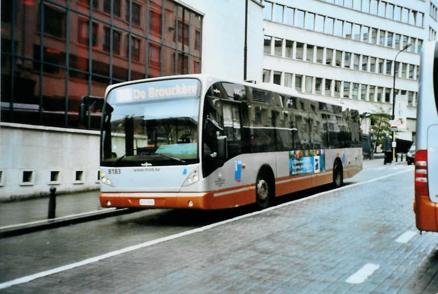 (099'224) - STIB Bruxelles - Nr. 8183/SJI-606 - Van Hool am 26. September 2007 in Bruxelles, Centraal