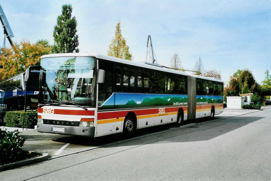 (099'633) - SBG Freiburg - FR-JS 705 - Setra am 2. Oktober 2007 in Rust, Europapark