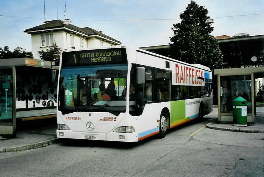 (100'011) - AMSA Chiasso - Nr. 7/TI 64'507 - Mercedes am 4. Oktober 2007 in Chiasso, Confine