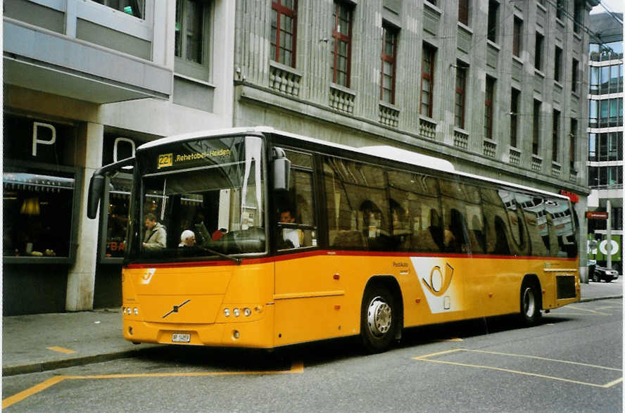 (100'401) - PostAuto Ostschweiz - AR 14'859 - Volvo am 14. Oktober 2007 beim Bahnhof St. Gallen