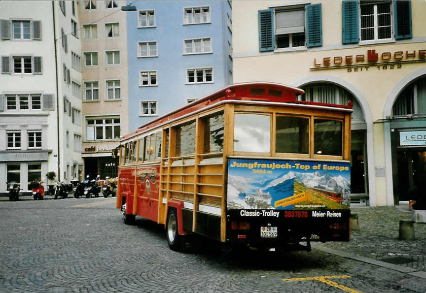 (100'420) - Meier, Zrich - ZH 301'569 - Classic Trolley am 22. Oktober 2007 in Zrich, Fraumnster