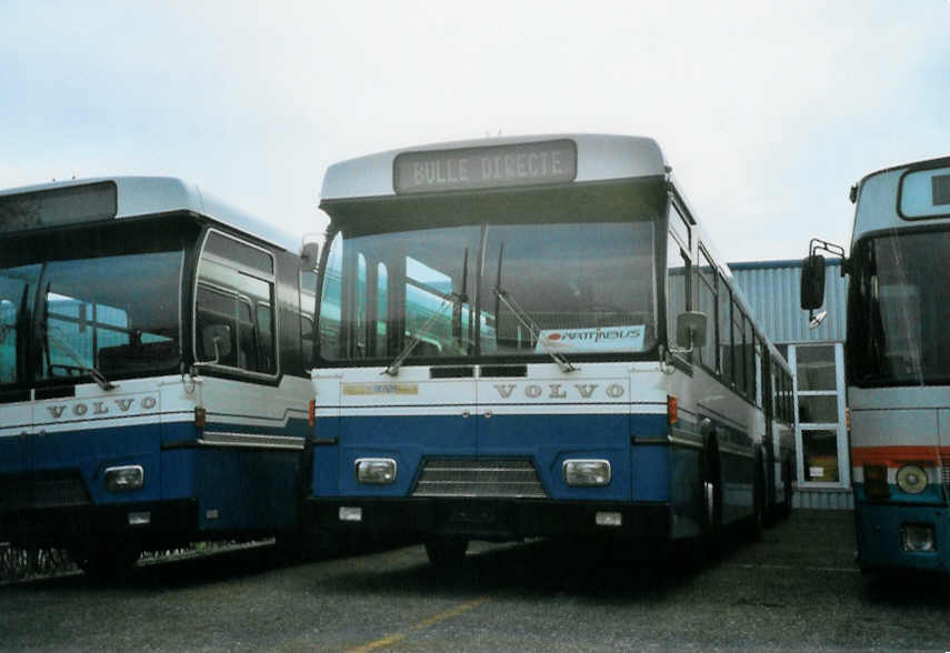 (100'708) - TPF Fribourg - Nr. 108 - Volvo/Hess (ex Nr. 574; ex TF Fribourg Nr. 174) am 27. Oktober 2007 in Biel, Rattinbus