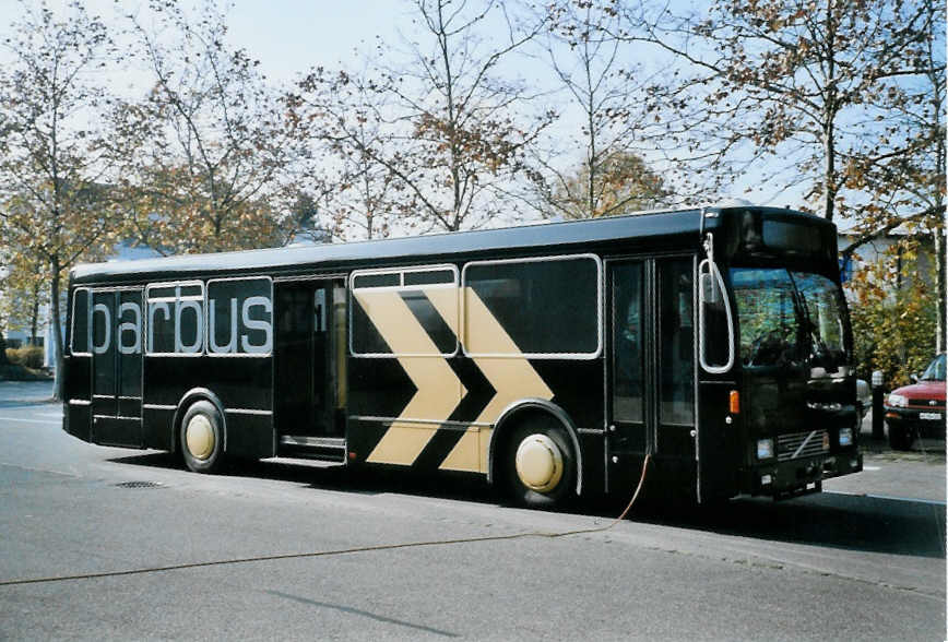 (100'924) - RVBW Wettingen - Volvo/R&J (ex STI Thun Nr. 36; ex SAT Thun Nr. 36) am 3. November 2007 in Wettingen, Garage