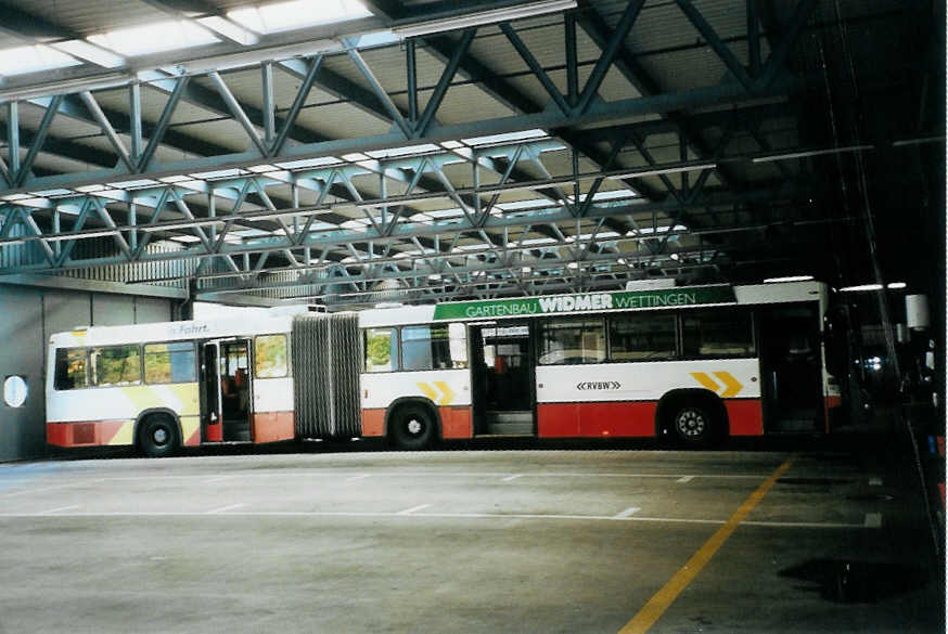 (101'009) - RVBW Wettingen - Nr. 126/AG 15'124 - MAN/R&J am 3. November 2007 in Wettingen, Garage