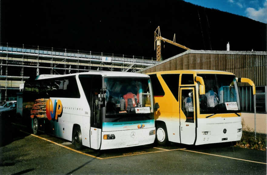 (101'625) - JP excursions, Genve - Mercedes am 8. Dezember 2007 in Biel, Rattinbus