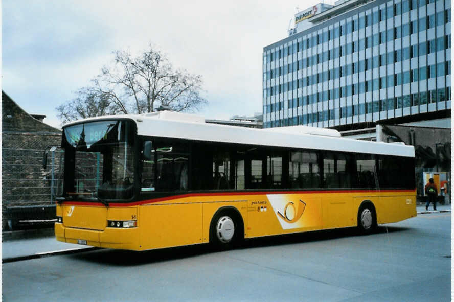 (101'819) - Steiner, Ortschwaben - Nr. 14/BE 22'822 - Volvo/Hess am 13. Dezember 2007 in Bern, Postautostation