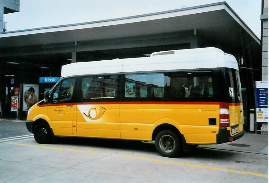 (102'325) - PostAuto Ostschweiz - Nr. 44/TG 158'104 - Mercedes am 23. Dezember 2007 beim Bahnhof Frauenfeld