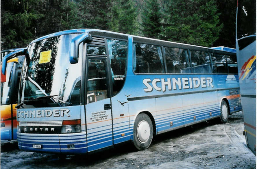 (103'127) - Schneider, Langendorf - SO 96'334 - Setra am 6. Januar 2008 in Adelboden, Unter dem Birg