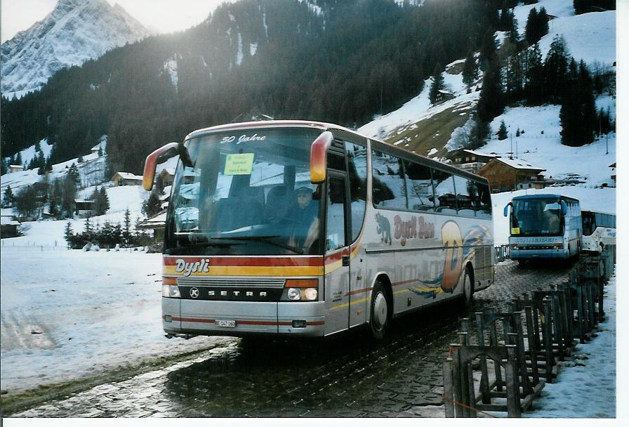 (103'223) - Dysli, Bern - Nr. 25/BE 147'160 - Setra (ex Nvermann, D-Mettmann) am 6. Januar 2008 in Adelboden, Weltcup