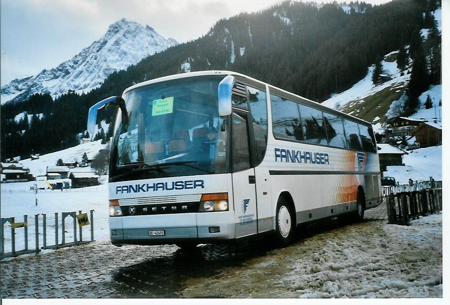 (103'231) - Fankhauser, Sigriswil - BE 42'491 - Setra am 6. Januar 2008 in Adelboden, Weltcup