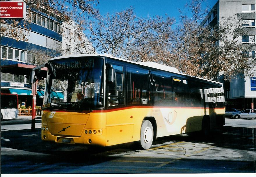 (103'613) - Buchard, Leytron - Nr. 106/VS 234'190 - Volvo am 19. Januar 2008 beim Bahnhof Sion