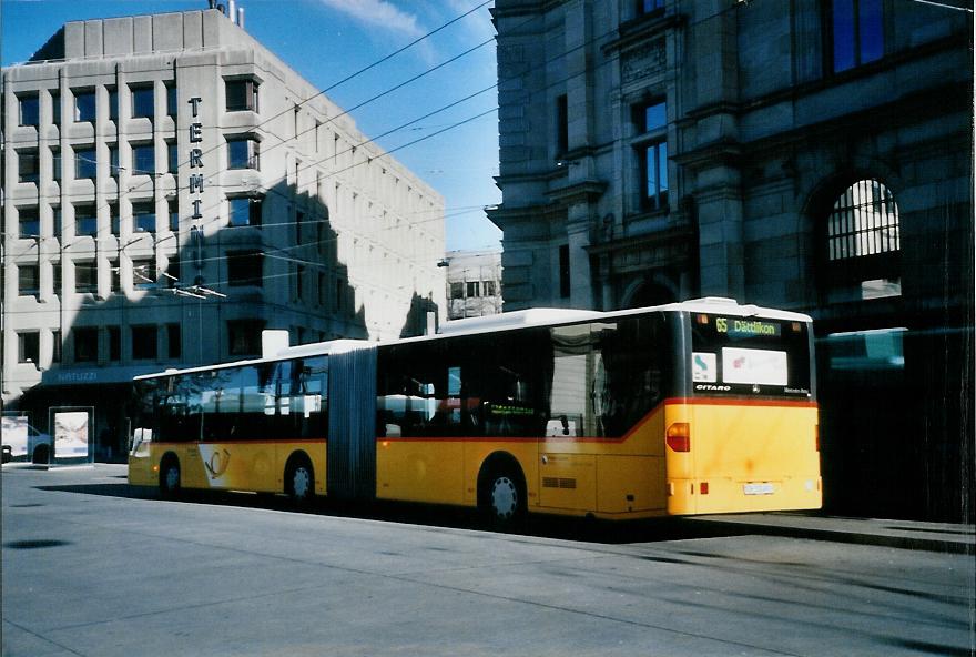 (103'810) - Moser, Flaach - Nr. 23/ZH 332'491 - Mercedes am 28. Januar 2008 beim Hauptbahnhof Winterthur