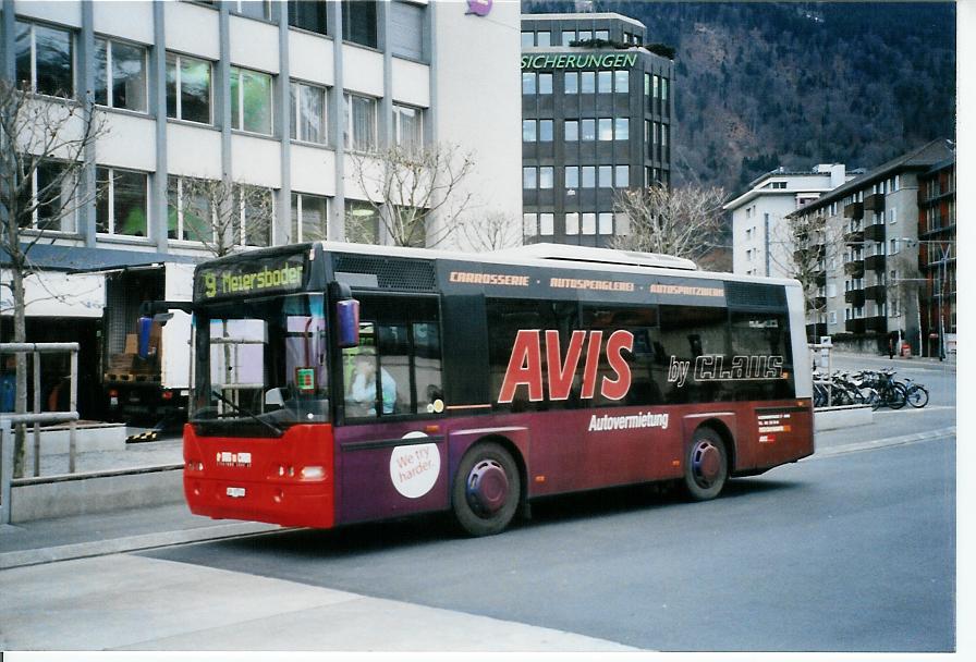 (103'926) - SBC Chur - Nr. 16/GR 97'516 - Neoplan (ex Nr. 116) am 4. Februar 2008 beim Bahnhof Chur