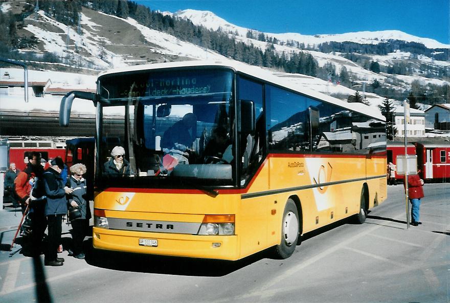 (104'409) - PostAuto Graubnden - GR 102'346 - Setra am 19. Februar 2008 beim Bahnhof Scuol-Tarasp