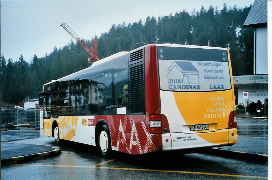 (104'728) - Stuppan, Flims - GR 161'644 - MAN/Gppel am 1. Mrz 2008 in Laax, Murschetg