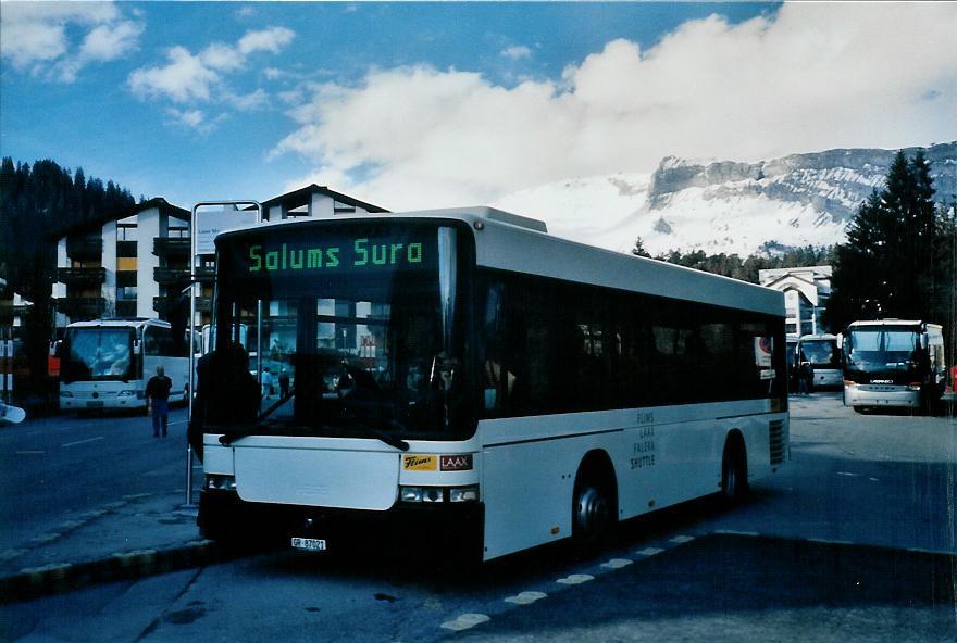 (105'016) - Stuppan, Flims - GR 87'021 - Volvo/Hess am 9. Mrz 2008 in Laax, Murschetg