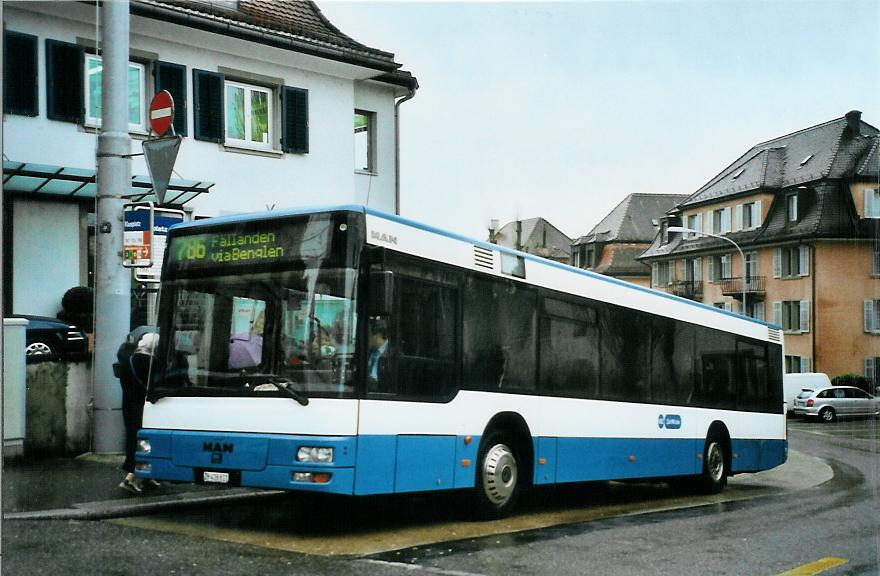 (105'429) - Andres, Effretikon - Nr. 11/ZH 416'611 - MAN (ex Gut, Binz Nr. 11) am 17. Mrz 2008 in Zrich, Klusplatz