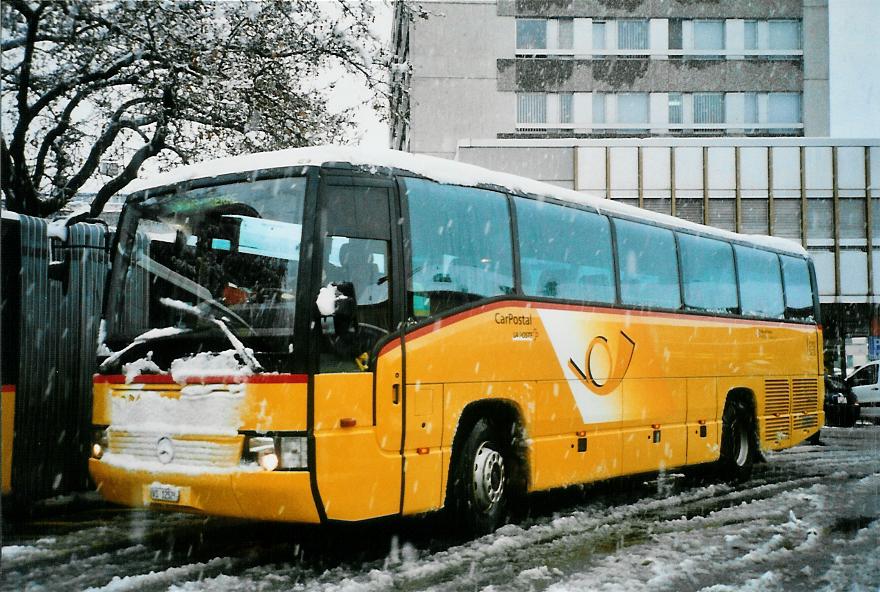 (105'629) - Mabillard, Lens - VS 12'529 - Mercedes am 21. Mrz 2008 beim Bahnhof Sion