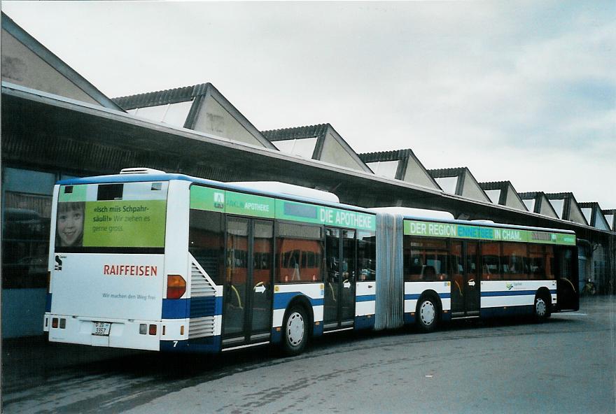 (105'719) - ZVB Zug - Nr. 7/ZG 3357 - Mercedes am 23. Mrz 2008 in Zug, Garage