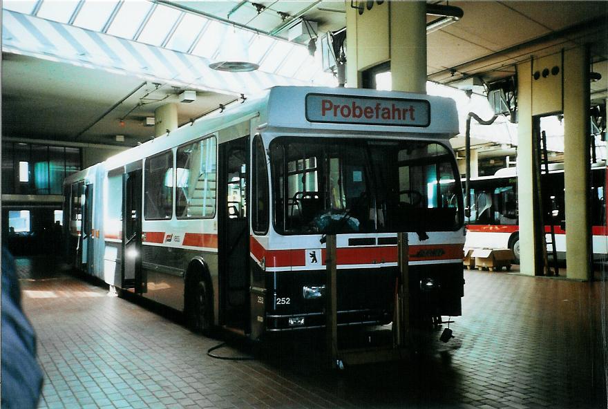 (105'935) - VBSG St. Gallen - Nr. 252 - NAW/Hess am 29. Mrz 2008 in St. Gallen, Depot