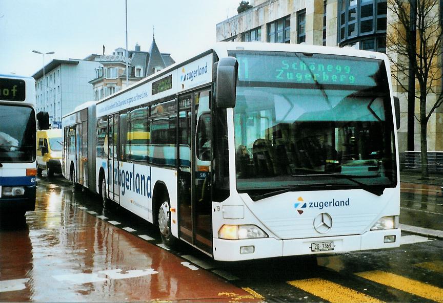 (106'104) - ZVB Zug - Nr. 19/ZG 3369 - Mercedes am 31. Mrz 2008 in Zug, Metalli