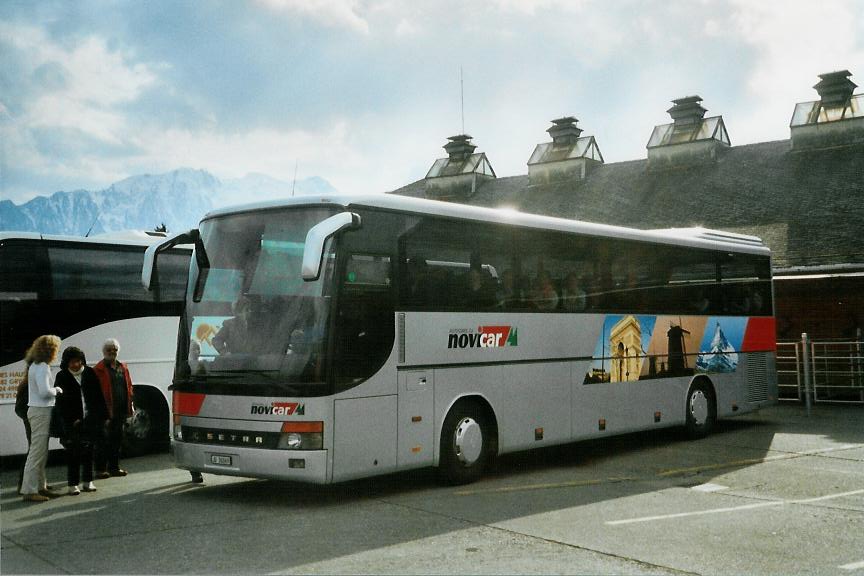 (106'234) - CJ Tramelan - Nr. 307/JU 36'069 - Setra (ex Nr. 107) am 5. April 2008 in Thun, Expo