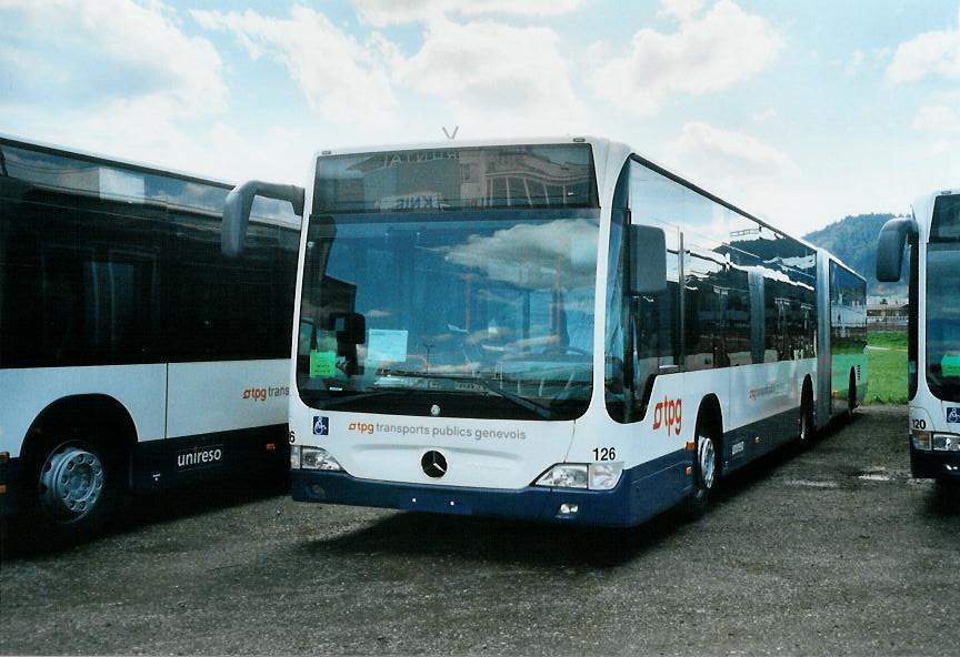 (106'410) - TPG Genve - Nr. 126 - Mercedes am 13. April 2008 in Wil, Larag