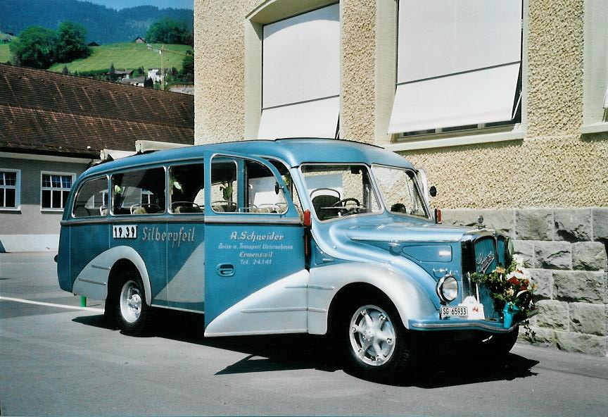 (106'934) - Schneider, Ermenswil - SG 65'933 - Saurer/Lauber am 10. Mai 2008 in Sarnen, OiO