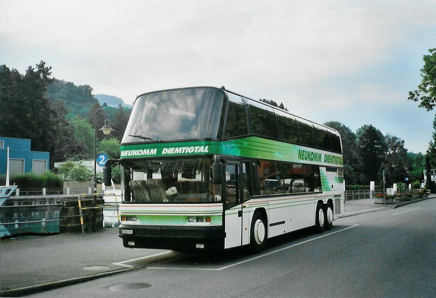 (107'825) - Neukomm, Horboden - BE 202'815 - Neoplan am 14. Juni 2008 bei der Schifflndte Thun