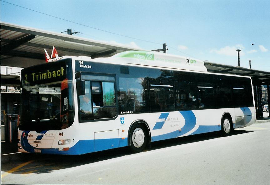 (108'123) - BOGG Wangen b.O. - Nr. 94/SO 120'657 - MAN am 21. Juni 2008 beim Bahnhof Olten