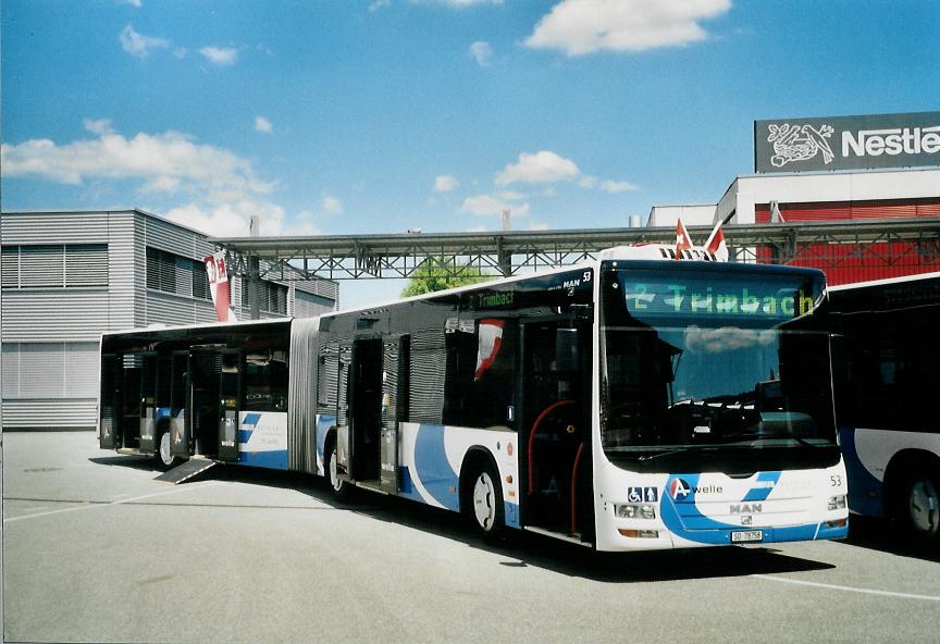 (108'127) - BOGG Wangen b.O. - Nr. 53/SO 78'758 - MAN am 21. Juni 2008 in Olten, Garage